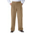 Фото #1 товара Big & Tall Wrinkle-Free Double-Pleat Pant With Side-Elastic Waist