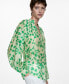 ფოტო #1 პროდუქტის Women's Semi-Transparent Printed Shirt