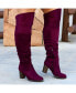 ფოტო #4 პროდუქტის Women's Kaison Wide Calf Boots