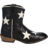 Laredo Star Girl ToolInlay Round Toe Cowboy Womens Black Casual Boots 51015