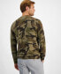 Фото #4 товара Men's Camo V-Neck Cardigan Sweater, Created for Macy's