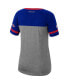 ფოტო #2 პროდუქტის Women's Julius Erving Heathered Charcoal Philadelphia 76ers Team Captain V-Neck T-shirt