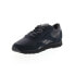 Reebok Classic Nylon Mens Black Suede Lace Up Lifestyle Sneakers Shoes