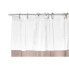 Shower Curtain Transparent 180 x 180 cm Beige Plastic PEVA (12 Units)