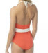 Фото #2 товара Vince Camuto Women's 236310 Tie Removable Soft Cups One-Piece Swimsuit Size 6