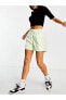 Air Woven Shorts In Lime Green High Rise Yüksek Belli Kadın Şort