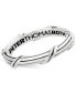 ფოტო #1 პროდუქტის Overlap Band in Sterling Silver 3MM