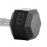 Черные гантели BODYTONE Hex Dumbbells 9кг 9 kg - фото #4