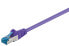 Фото #2 товара Wentronic CAT 6A Patch Cable - S/FTP (PiMF) - 15 m - Violet - 15 m - Cat6a - S/FTP (S-STP) - RJ-45 - RJ-45