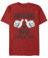 Фото #1 товара Men's Cool Dad Short Sleeve Crew T-shirt