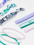 Фото #5 товара Nike 9 pack mixed hairbands in purple