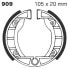 Фото #2 товара EBC Plain Series Organic 909 Brake Shoe