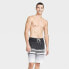 Фото #2 товара Men's 10" Graves Striped Board Shorts - Goodfellow & Co Charcoal 40
