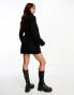 Фото #3 товара New Look short belted coat in black