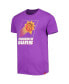 Men's and Women's Purple Phoenix Suns Hardwood Classics Bingham Elevated T-shirt