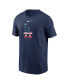 Фото #3 товара Men's Navy Los Angeles Dodgers Americana T-Shirt
