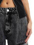 Фото #5 товара Simmi pocket detail wide leg jeans in grey denim