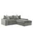 Фото #2 товара Michola 98" 2-Pc. Fabric Sectional with Chaise, Created for Macy's