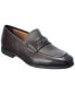 Фото #1 товара Ferragamo Martin Leather Loafer Men's Brown 10.5 Uk Eee