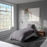 Фото #5 товара Комплект постельного белья One-Home Damast 155x220 см серый