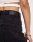 JDY high waisted wide leg jeans in dark grey