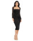 ფოტო #1 პროდუქტის Women's Kimora Velvet Bodycon Dress