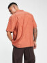 Weekday chill short sleeve shirt in rust