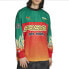 Фото #1 товара Puma Butter Goods X 15Y Crew Neck Long Sleeve Jersey Mens Green, Red 62561811