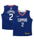 Фото #1 товара Toddler Boys and Girls Kawhi Leonard Blue LA Clippers Swingman Player Jersey - Icon Edition