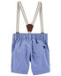 Baby Suspender Shorts 3M