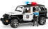 Фото #3 товара Bruder 02526 Jeep Wrangler Unlimited Rubicon Police QTY: 1
