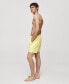 Men's Seersucker Striped Drawstring Swimsuit