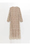 Фото #6 товара Платье женское LC WAIKIKI Classic с узором на воротнике