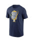 Фото #3 товара Men's Navy Milwaukee Brewers Brewing Home Runs Local Team T-shirt