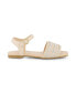 Фото #2 товара Little and Big Girls Hazel Woven Open Toe Sandals