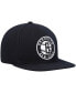 Фото #4 товара Men's Black Brooklyn Nets Ground 2.0 Snapback Hat
