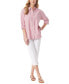 ფოტო #4 პროდუქტის Women's Amanda Striped Button-Front Shirt