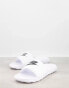 Nike Victori One sliders in white