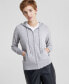 ფოტო #1 პროდუქტის Women's Embellished Long-Sleeve Hooded 100% Cashmere Sweater, Created for Macy's