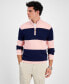 Men's Bold Stripe Quarter-Zip Sweater, Created for Macy's