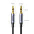 Фото #9 товара Kabel przewód audio AUX mini jack 3.5mm męski 2m czarny