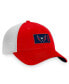 Фото #3 товара Men's Red, White Washington Capitals Authentic Pro Rink Trucker Snapback Hat