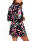 Фото #2 товара Women's Floral Laced Trimmed Wrap