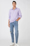 Фото #1 товара Erkek Orta İndigo Jeans 3WAM40125ND