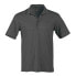 Page & Tuttle Solid Heather Short Sleeve Polo Shirt Mens Grey Casual P2003-SLA