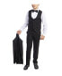 ფოტო #13 პროდუქტის Toddler Boy's 5-Piece Slim Fit Shawl Tuxedo Set