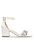 ფოტო #2 პროდუქტის Betsey Johnson Women's Mel Block Heel Evening Sandals