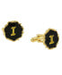ფოტო #1 პროდუქტის Jewelry 14K Gold-Plated Enamel Initial I Cufflinks