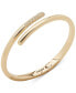 ფოტო #1 პროდუქტის Gold-Tone Pavé Crystal Bypass Bangle Bracelet