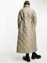 Фото #5 товара Vero Moda Petite quilted high neck maxi puffer coat in stone